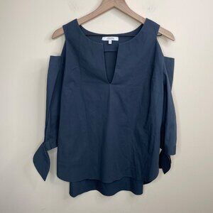 Dorothee Schumacher Shirt Blouse Size‎ 4 US Size Large Cotton Minimalist